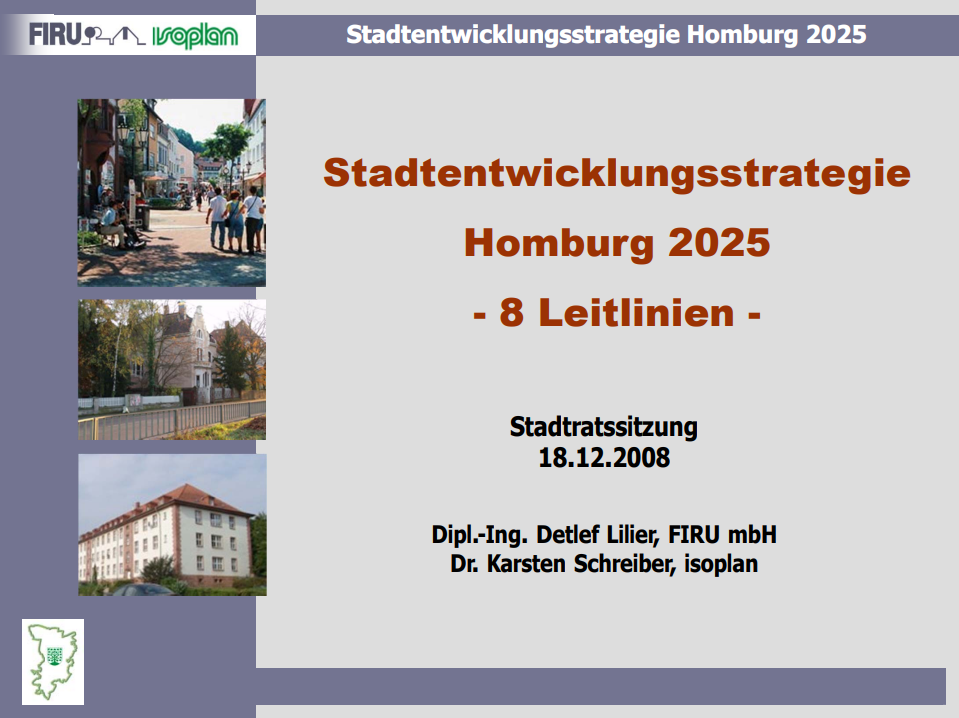 Stadtentwicklungsstrategie Homburg 2025