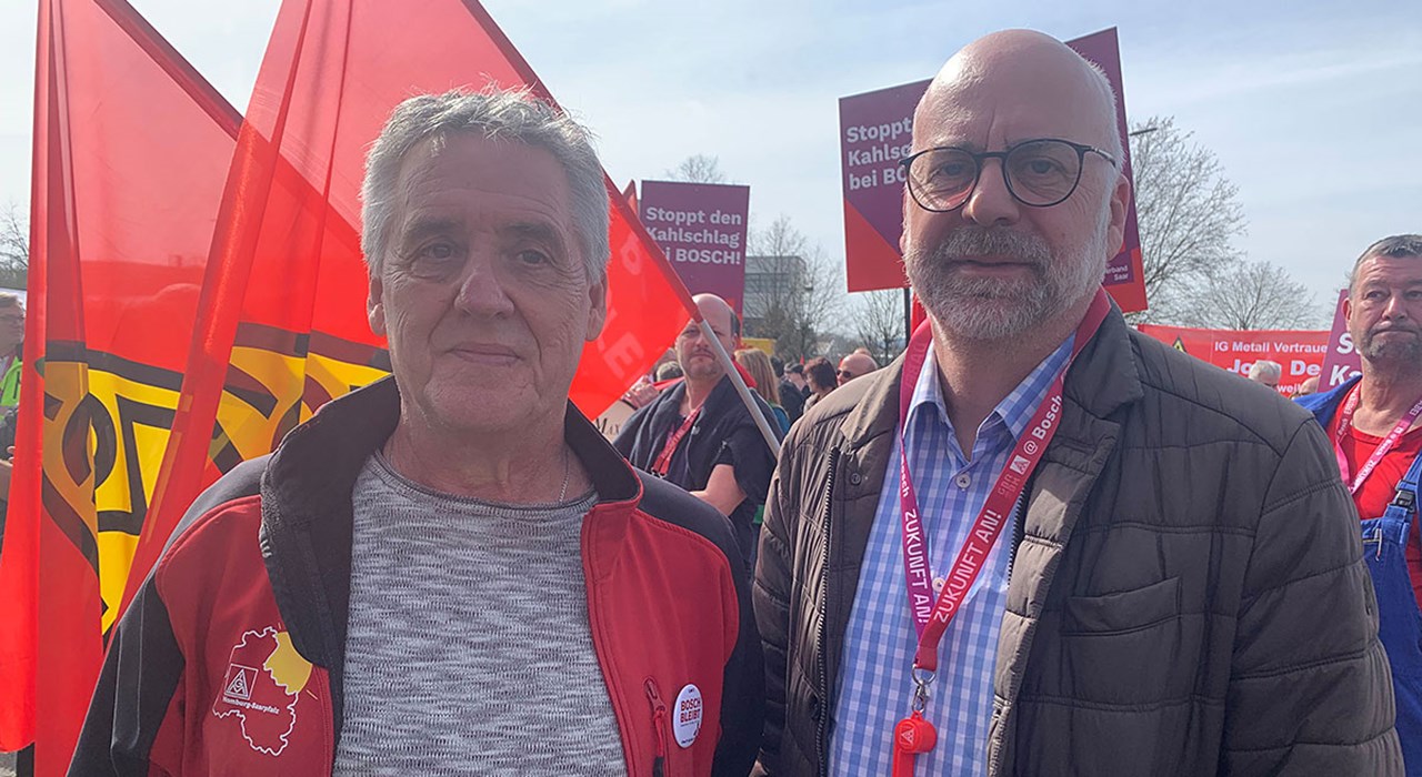 24 03 20 BM Michael Forster Zeigte Sich Am Bosch Aktionstag Solidarisch Mit Beschäftigten