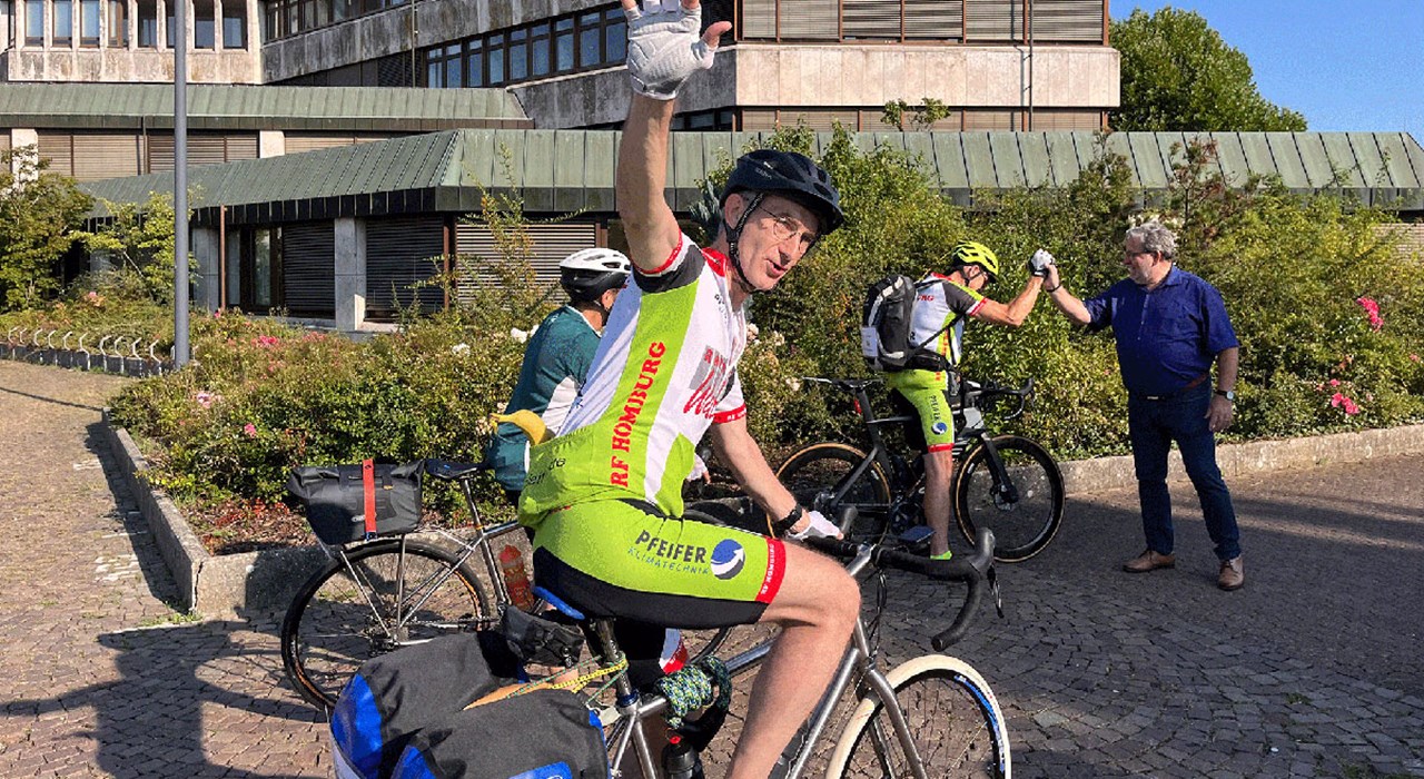 24 08 14 Homburger Trio Radelt Nach Ilmenau