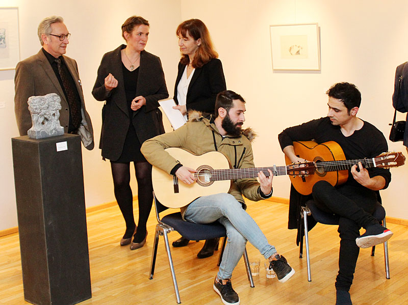 Austellung Hilt und Musiker