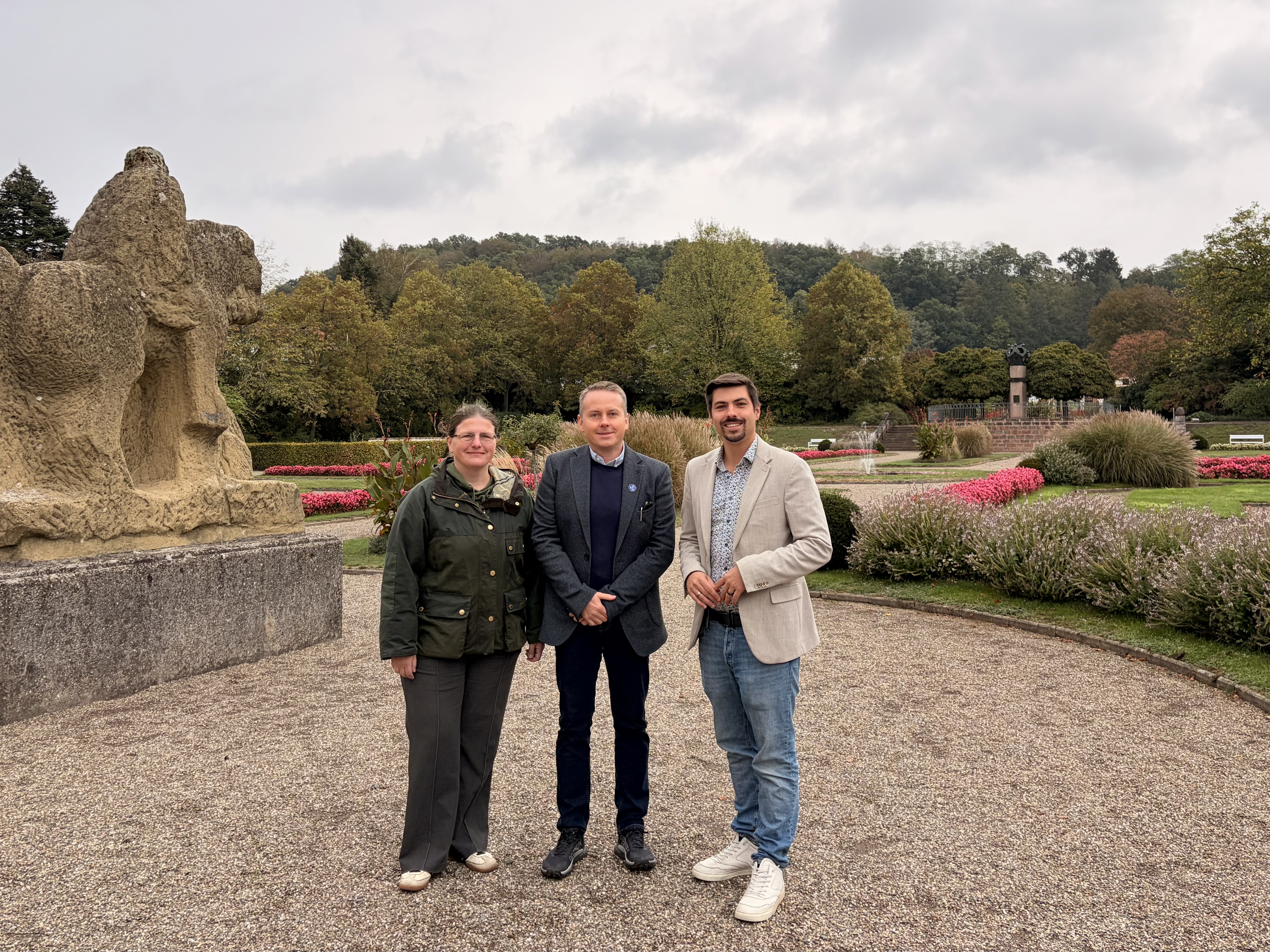 Römermuseum Schwarzenacker im europäischen Fokus: Beigeordneter Philipp Scheidweiler begrüßte  Dr. Daniela Stefanie Hauf und Piotr Michałowski in Homburg