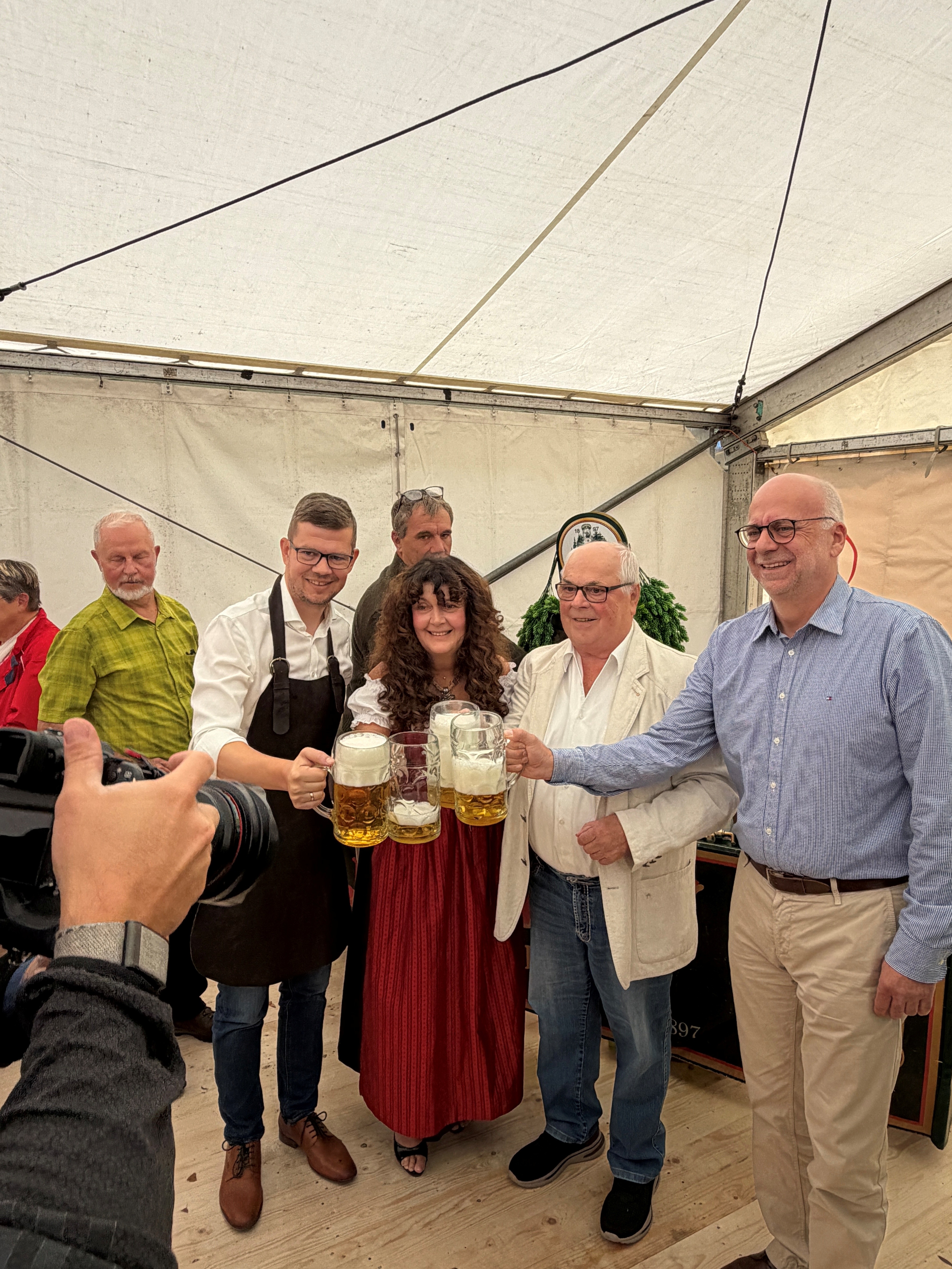 Oberbürgermeister Michael Forster besuchte das Kickelhahnfest in Homburgs Partnerstadt Ilmenau