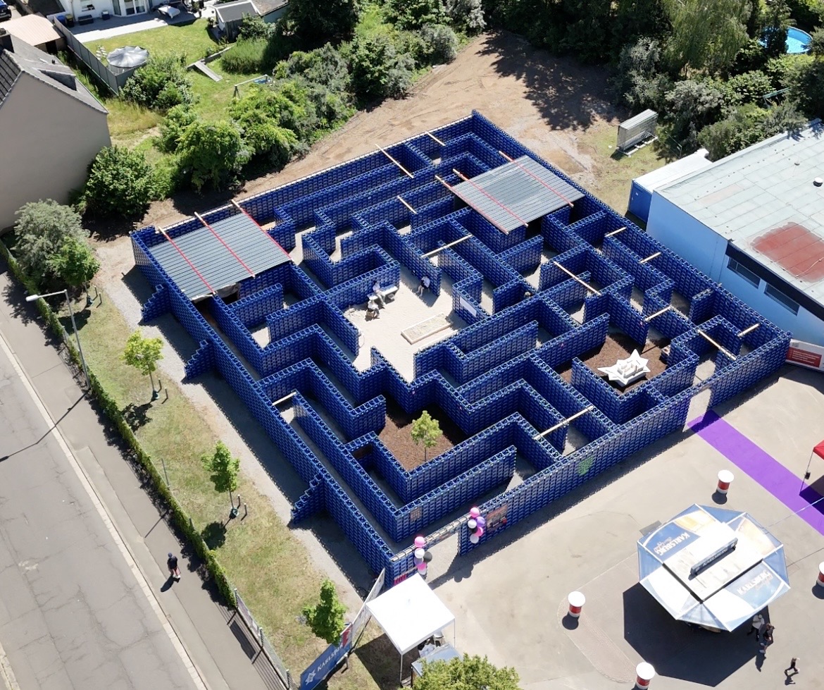 Erlebnislabyrinth „Lost in Homburg“ sorgt für große  Begeisterung am Sportzentrum Erbach 