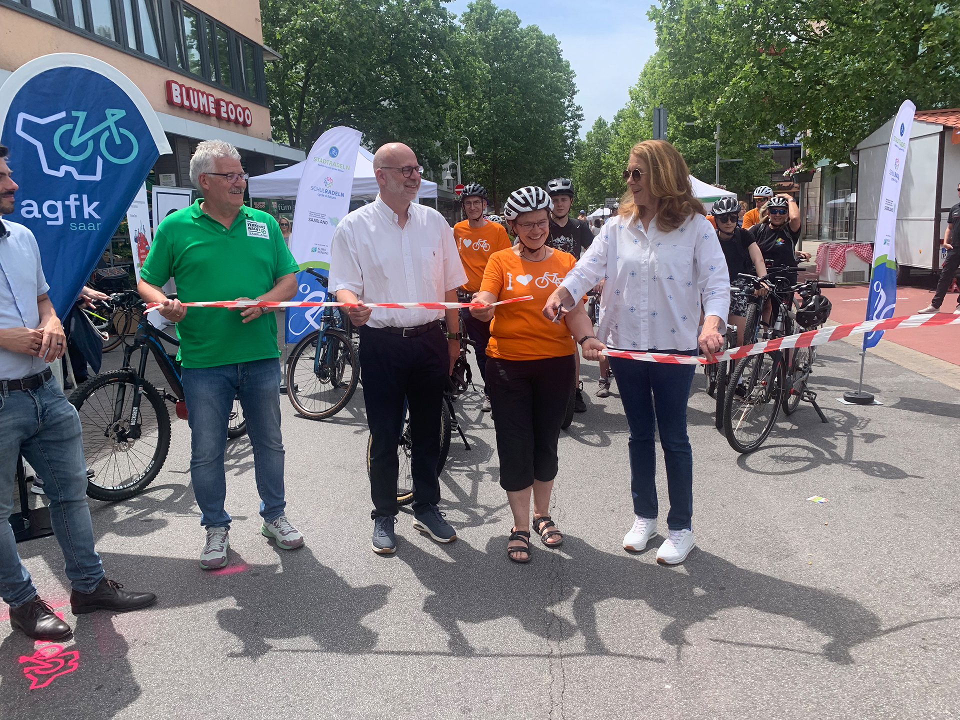In Homburg wurde beim „Tag der Verkehrssicherheit“ die Kampagne „Stadt- und Schulradeln 2026“ gestartet