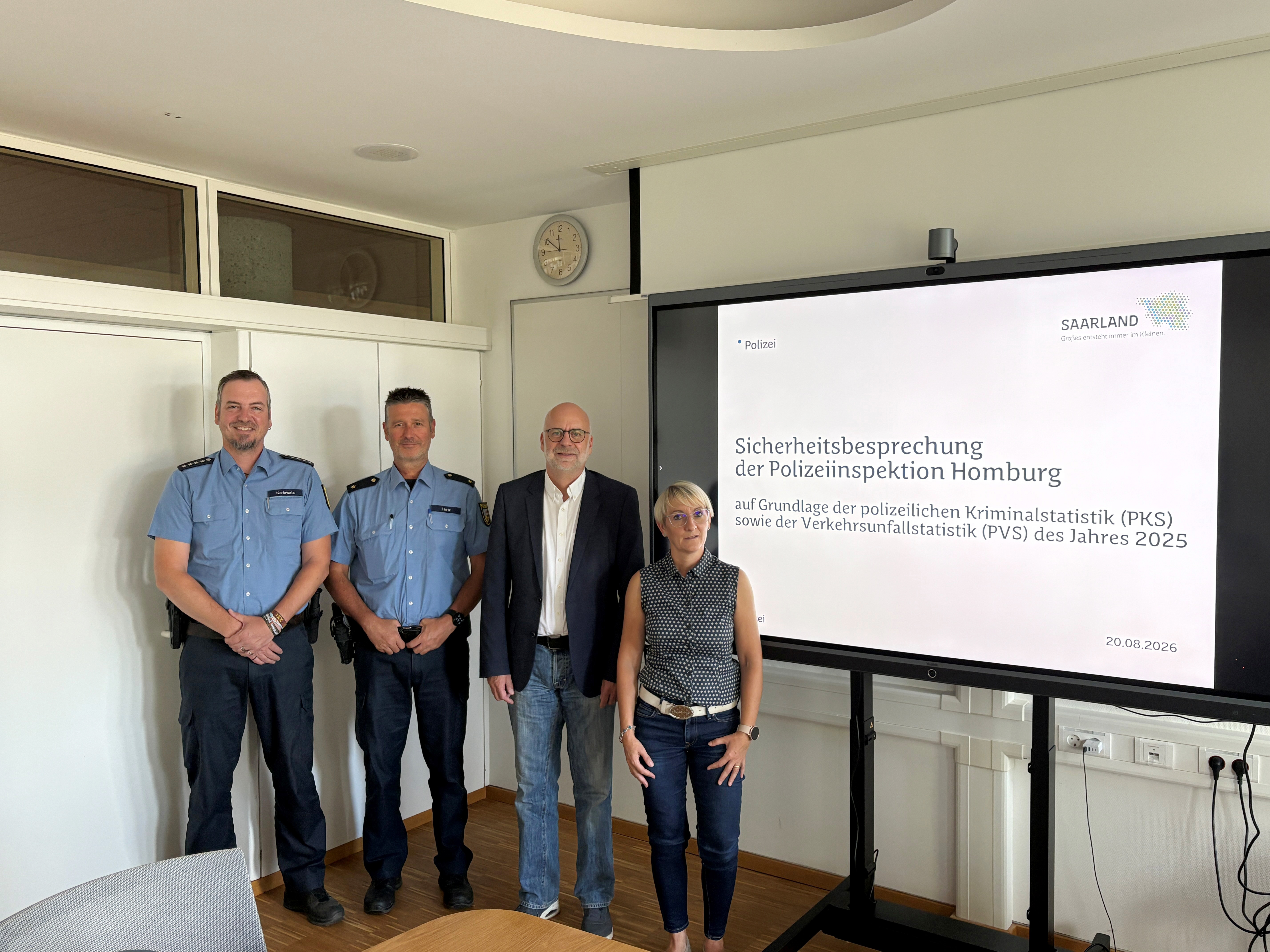 Kriminalität in Homburg weiter rückläufig - Anstieg bei Wohnungseinbrüchen bereitet Sorge