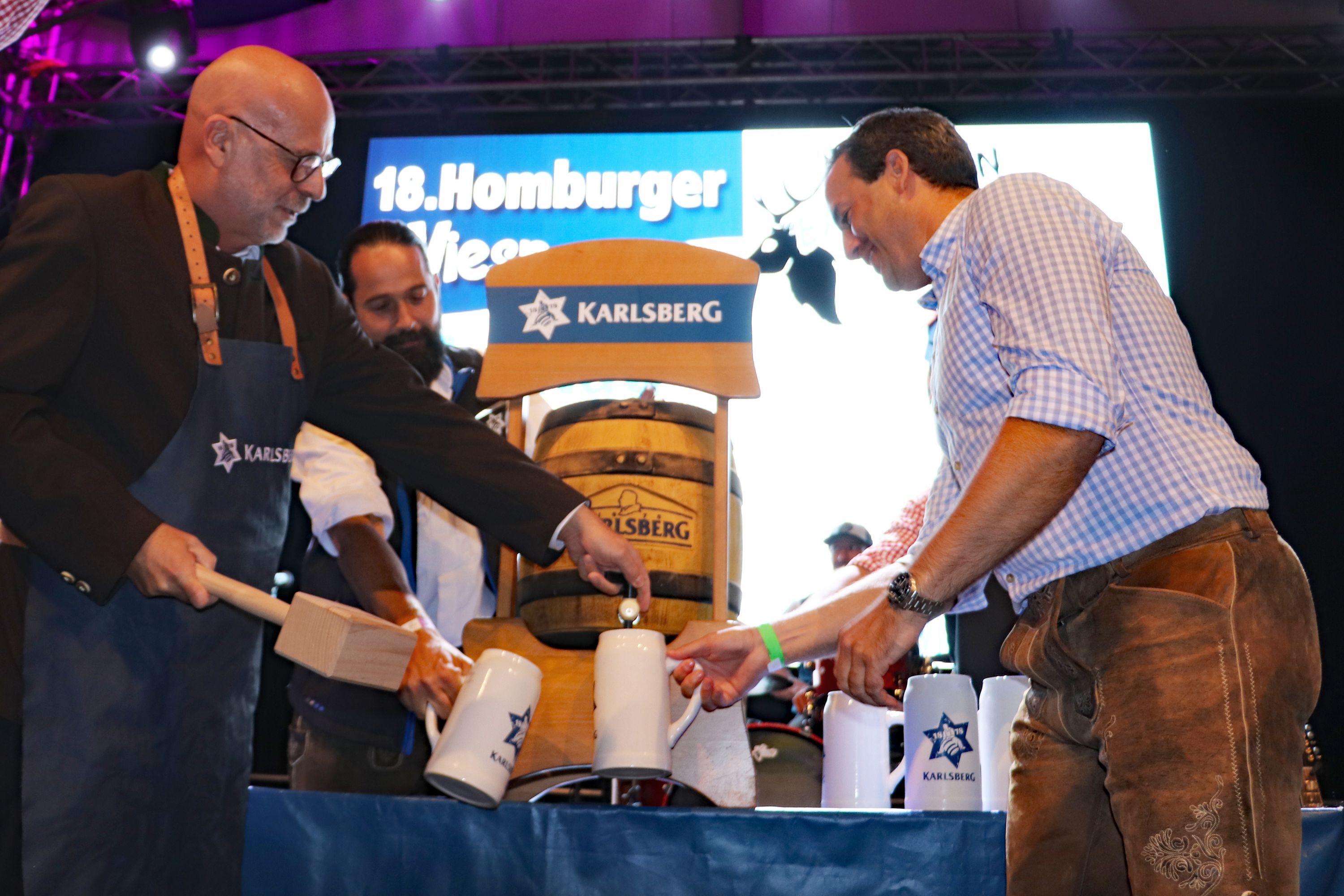 OB Michael Forster eröffnete die Homburger Wiesn